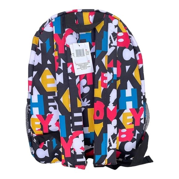 Disney Parks Mickey Mouse Motif Abstract Design Backpack NWT main image 4